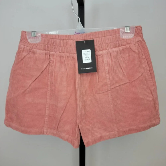 Fashion Nova Corduroy Lounge Shorts - Picture 2 of 5